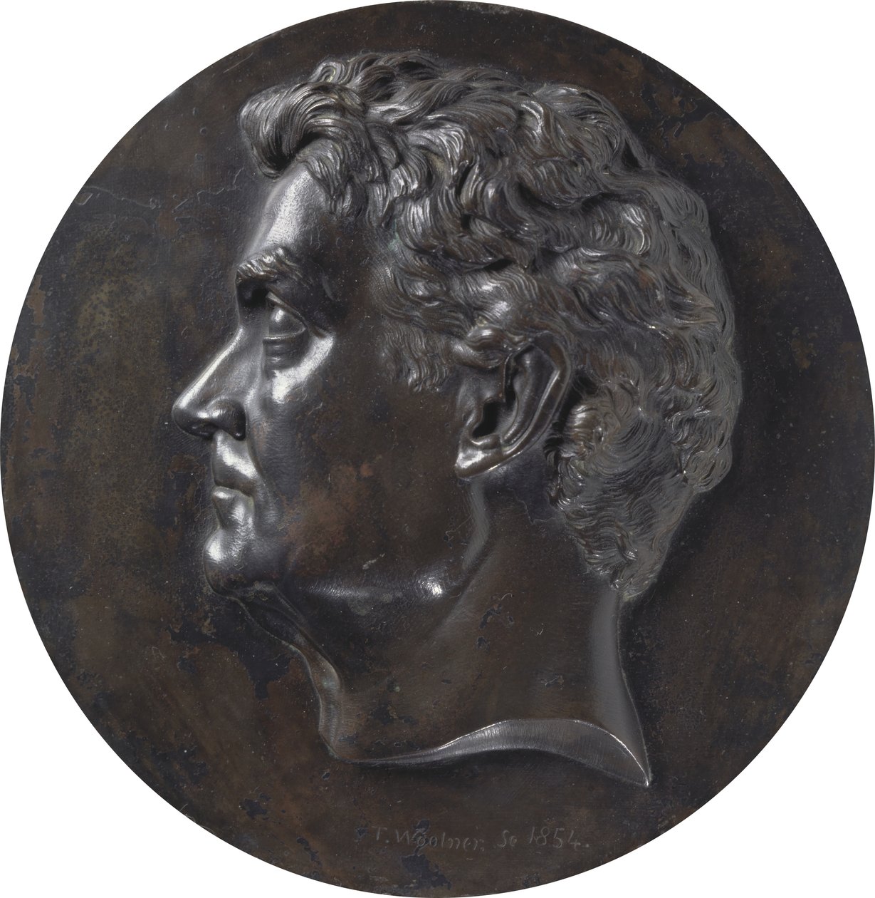 William Charles Wentworth (1790-1872) 1854 door Thomas Woolner