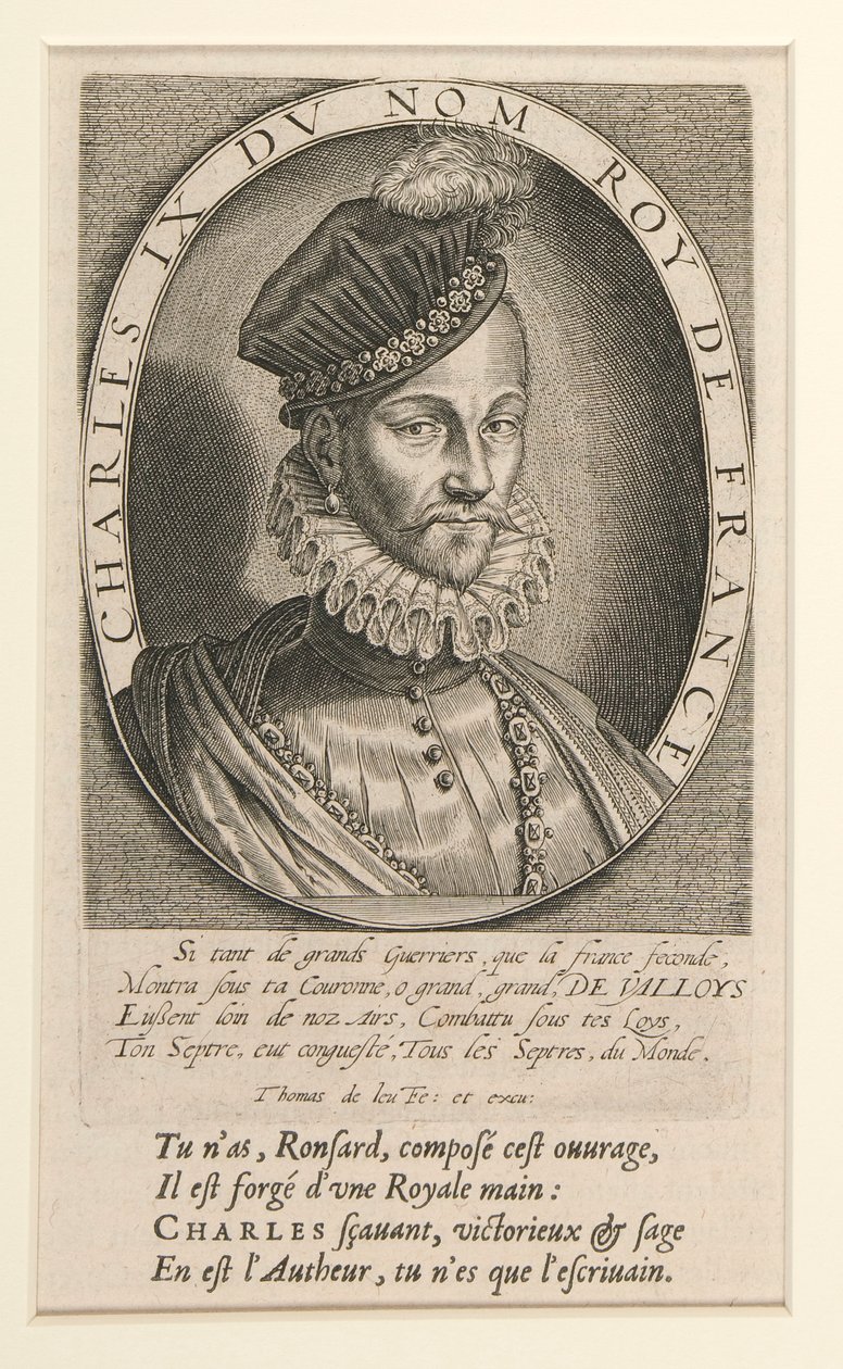 Karel IX, Koning van Frankrijk door Thomas de Leu