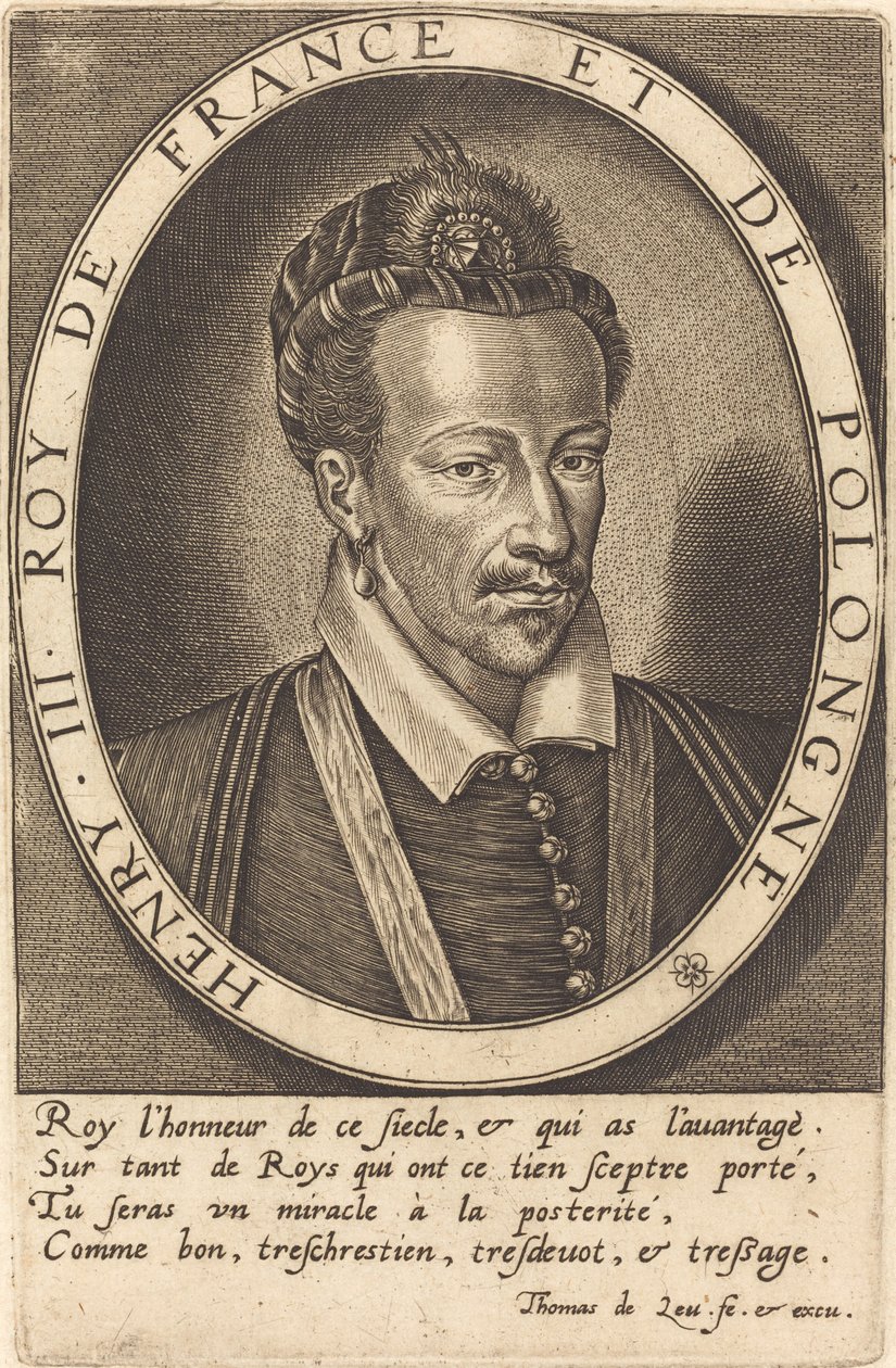 Henri III, Koning van Frankrijk door Thomas de Leu