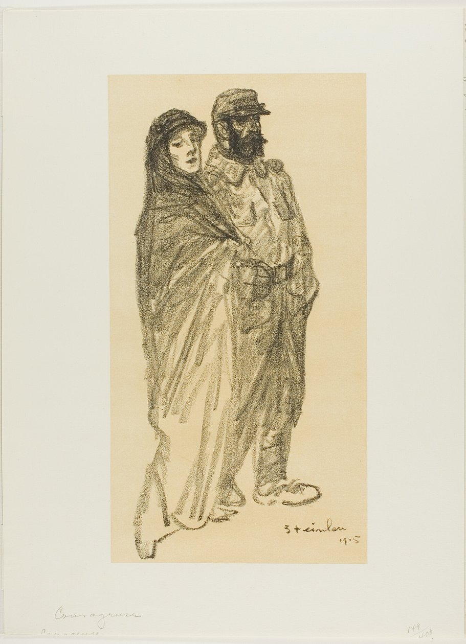 Moedig door Théophile Alexandre Pierre Steinlen