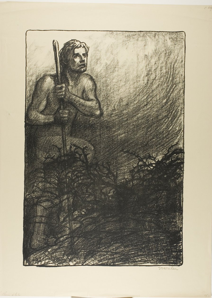 "Nieuwe tijden door Théophile Alexandre Pierre Steinlen