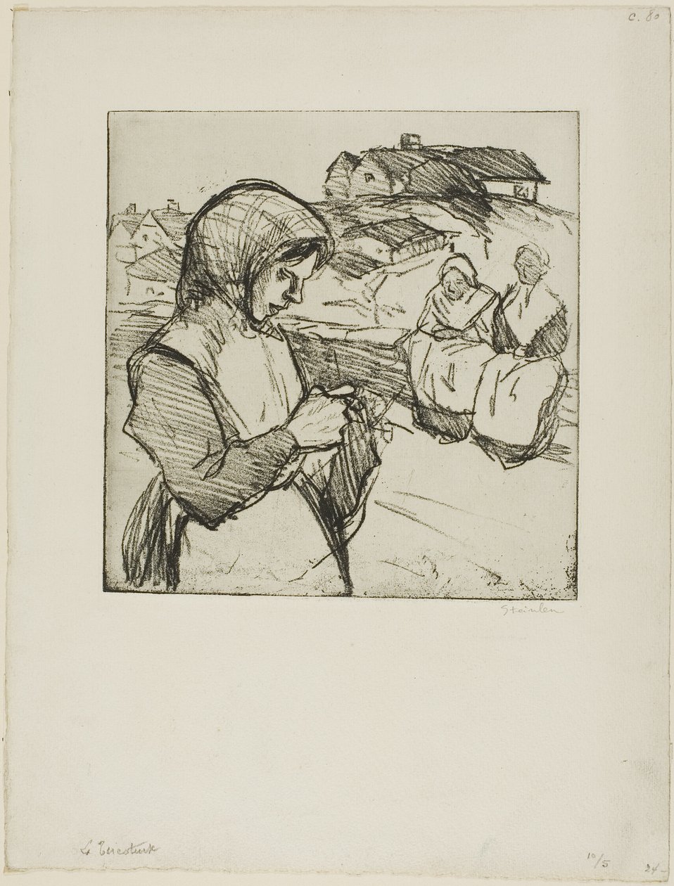 De breier door Théophile Alexandre Pierre Steinlen