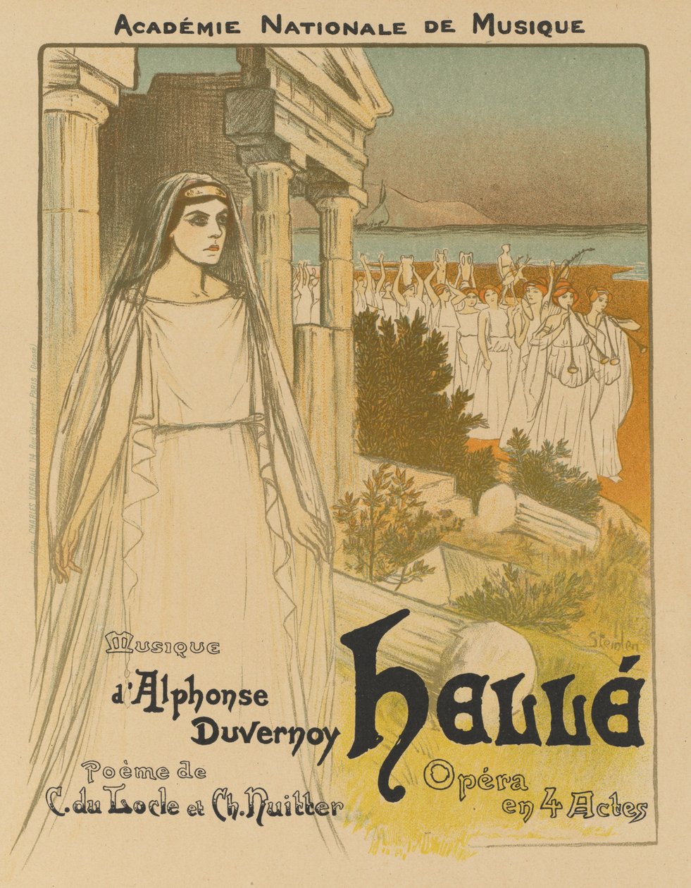 Hallo door Théophile Alexandre Steinlen