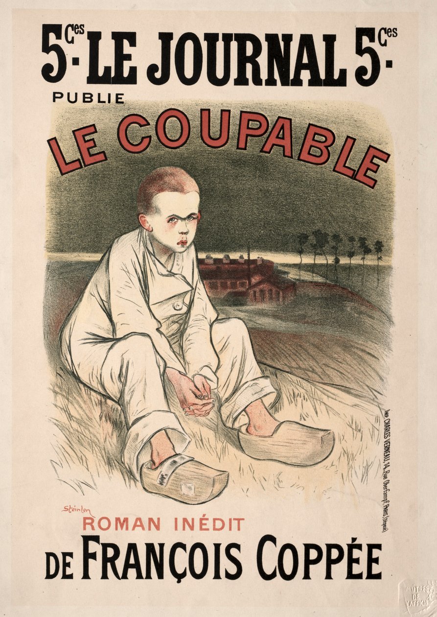 De Dader door Théophile Alexandre Steinlen