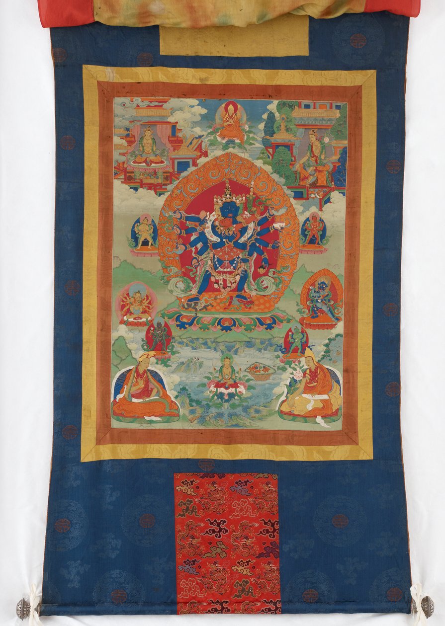 Paramasukha Chakrasamvara, midden 18e eeuw door Tibetan School
