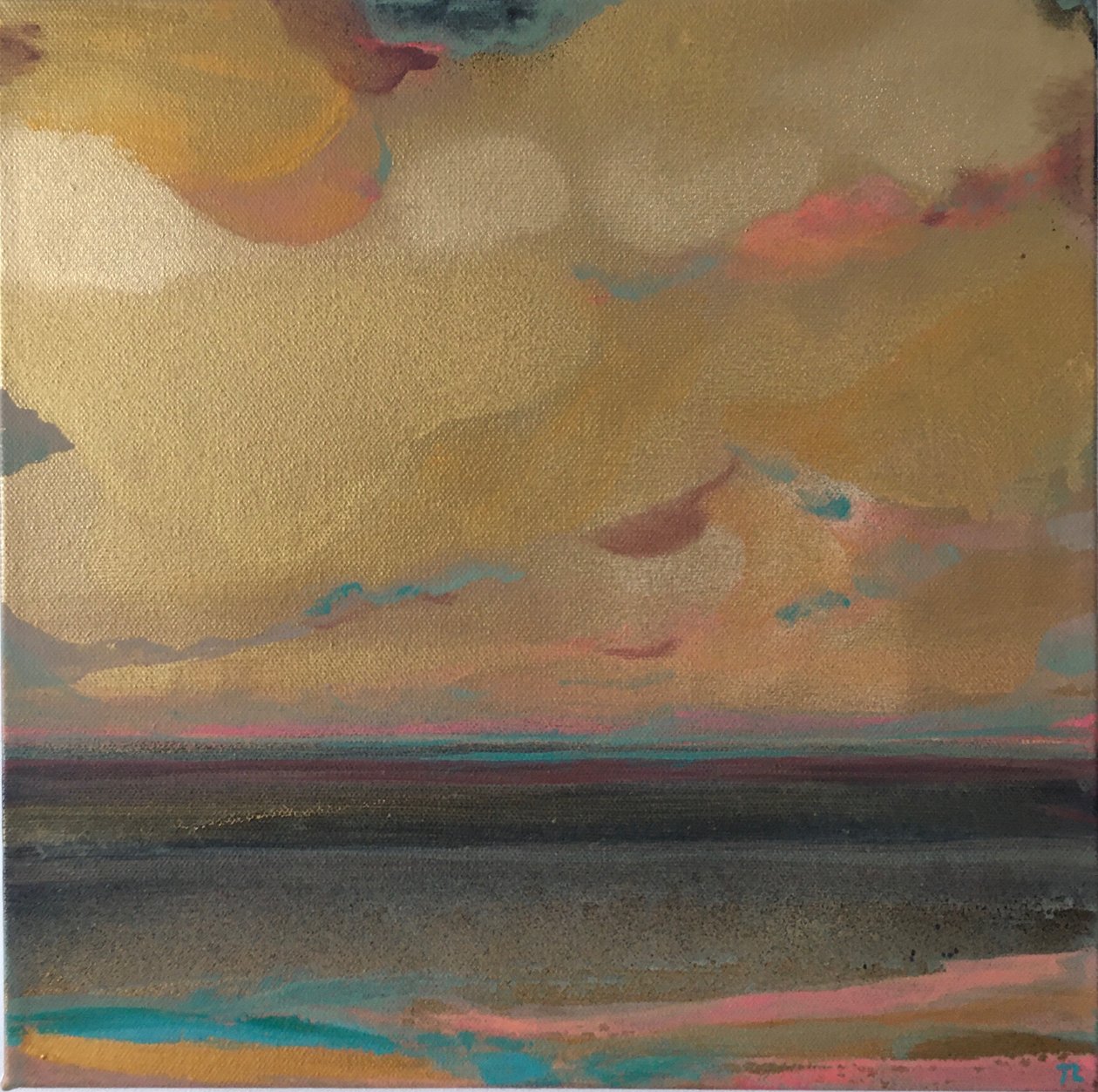Gouden wolk Zeedeining door Tiffany Lynch