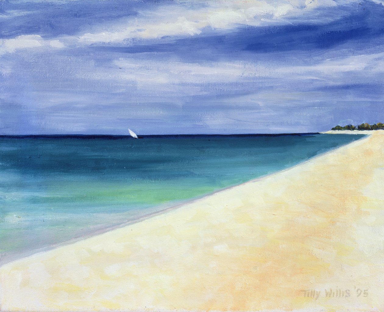 Indische Oceaan II, 1995 door Tilly Willis