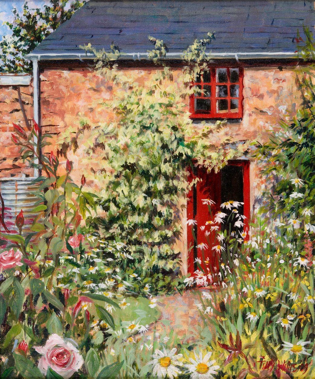 Atelierdeur, 2009 door Tilly Willis