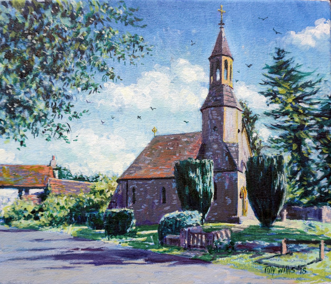 Dorpkerk door Tilly Willis