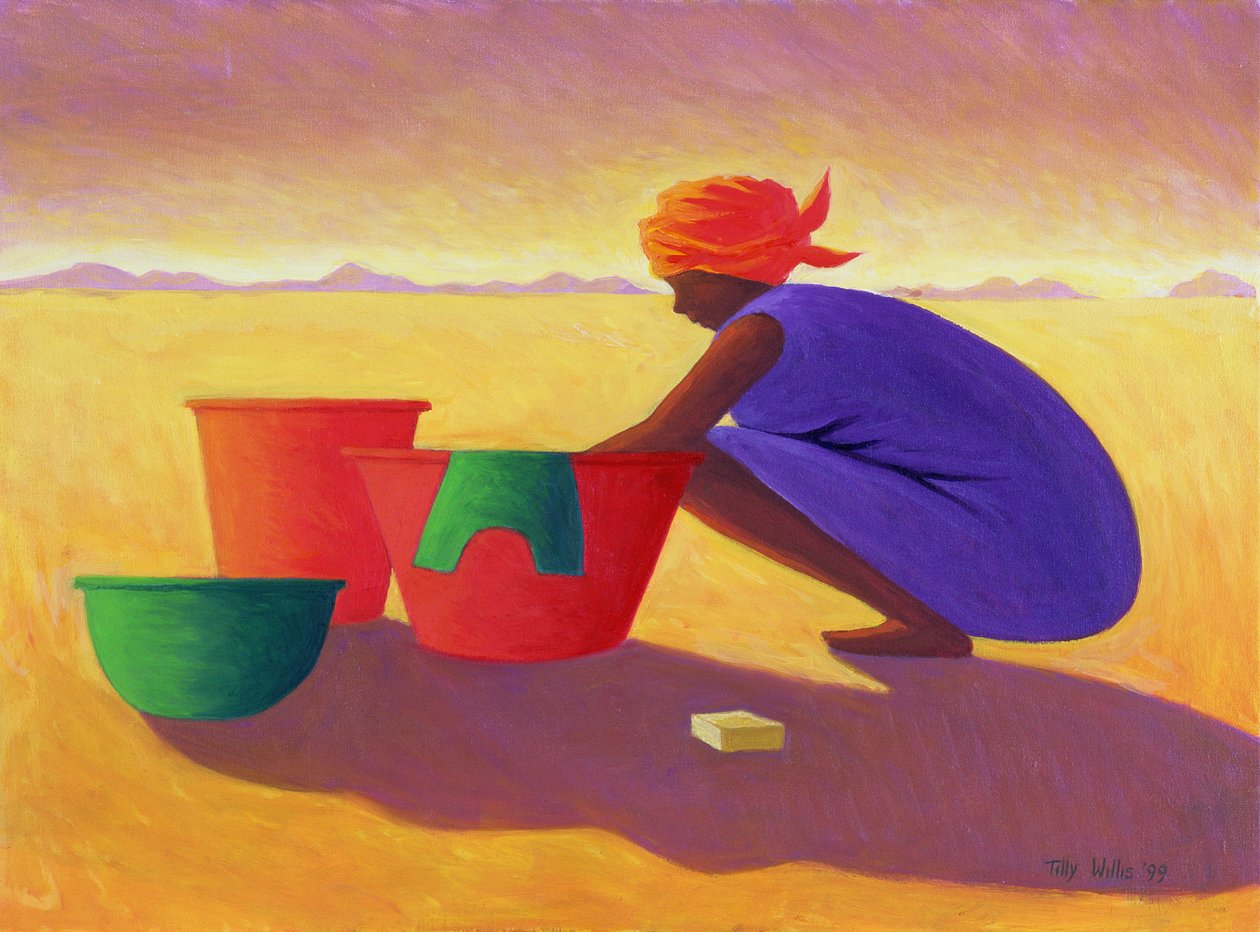 Wasvrouw, 1999 door Tilly Willis