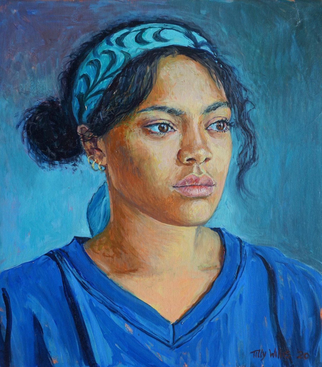 Meisje in Blauw door Tilly Willis