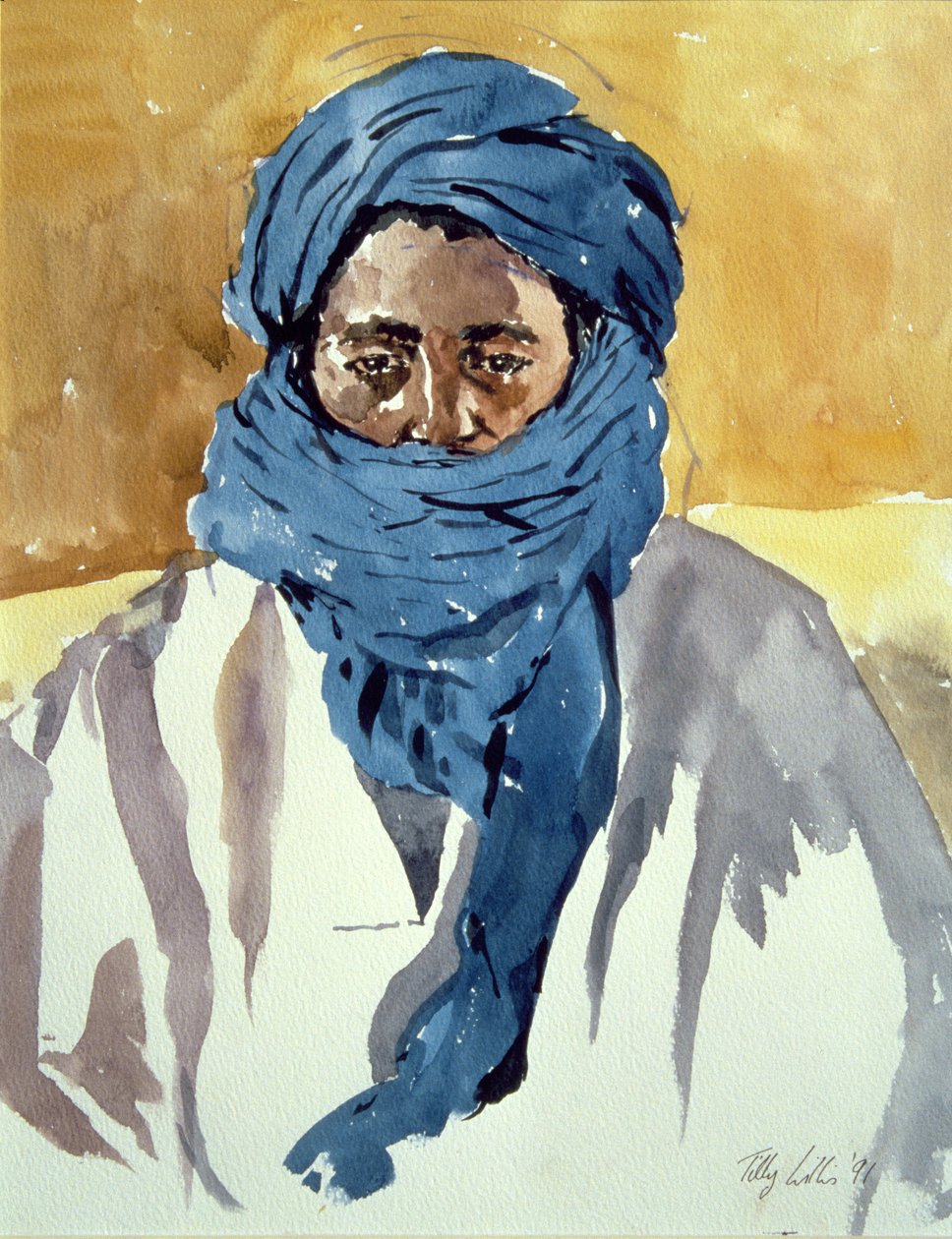 Toeareg-stamlid, Timboektoe, 1991 door Tilly Willis