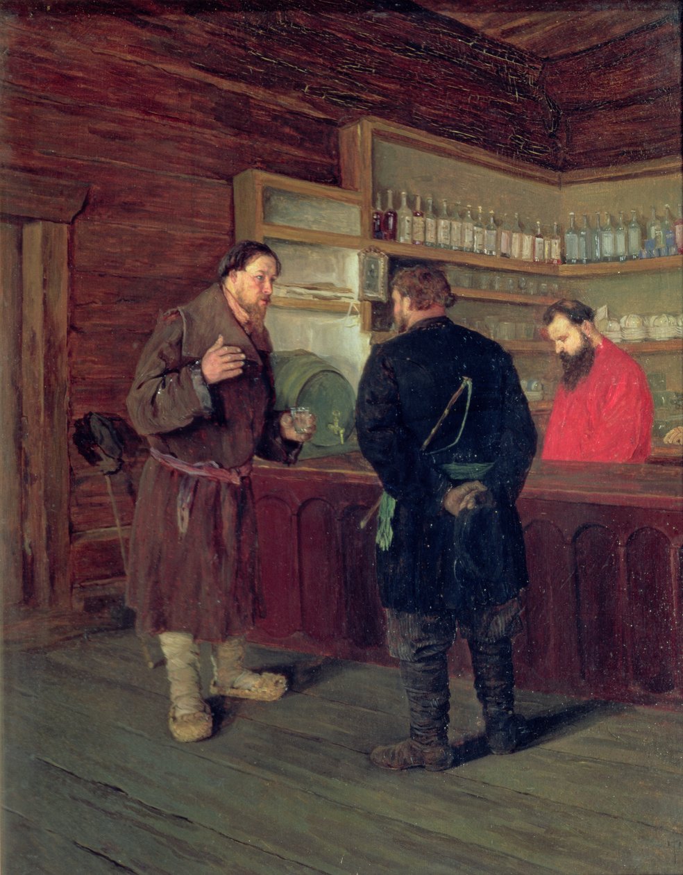 Een taverne, 1889 door Timophej Mosgov