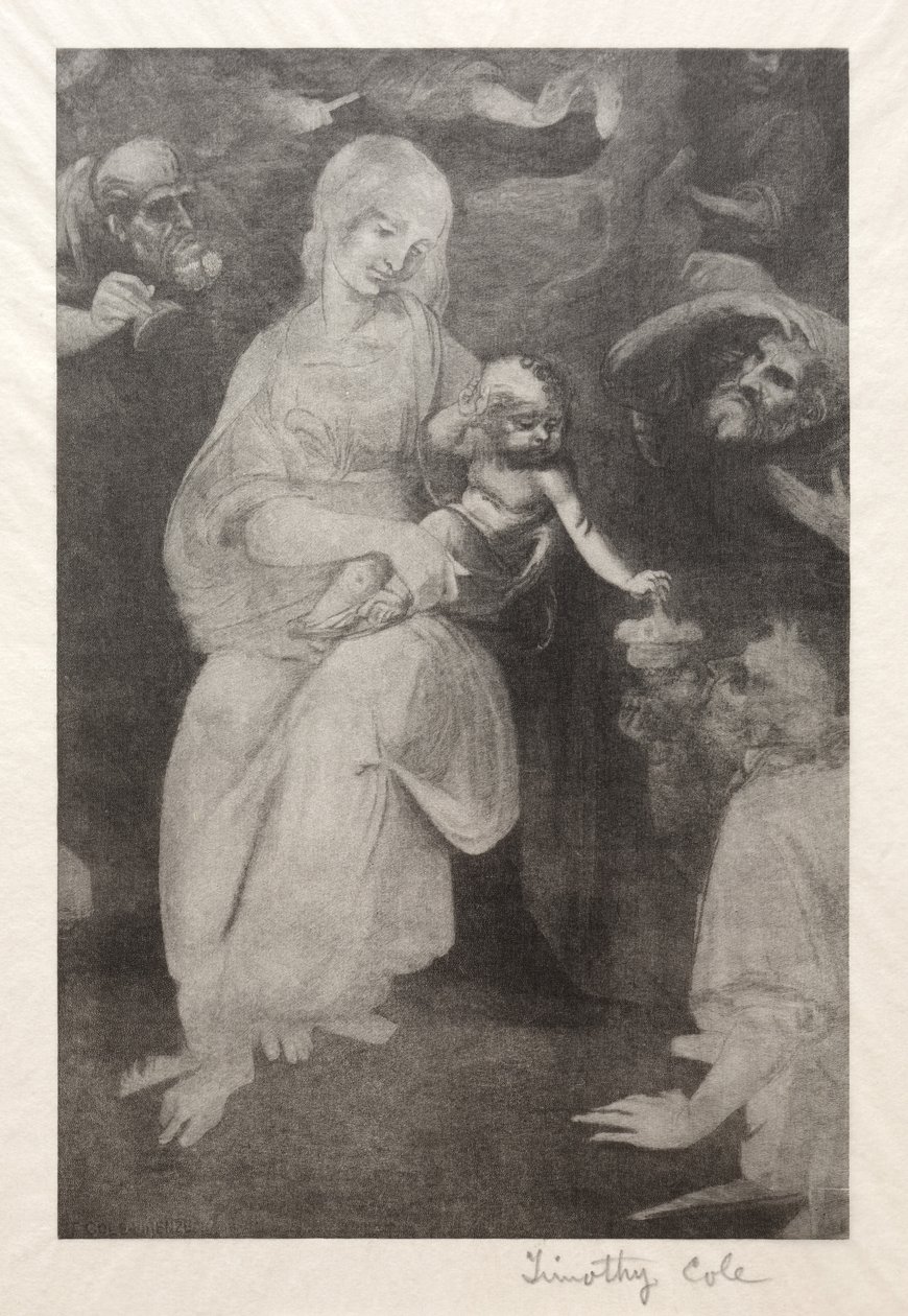 Oude Italiaanse meesters: Madonna en kind, 1888-1892 door Timothy Cole