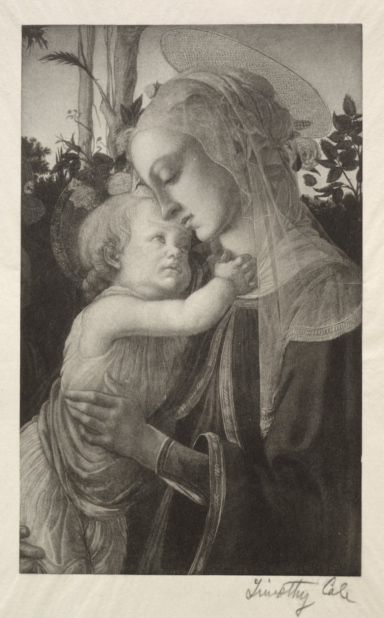 Oude Italiaanse meesters: Madonna en kind, 1890 door Timothy Cole