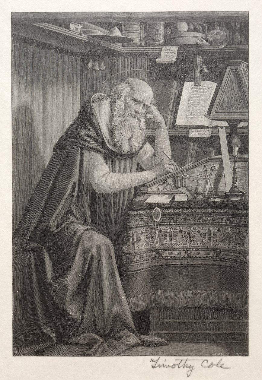 Oude Italiaanse Meesters: St. Hiëronymus, 1888-1892 door Timothy Cole