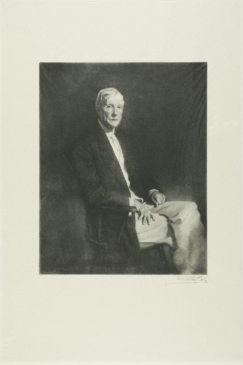 Portret van John D. Rockefeller door Timothy Cole