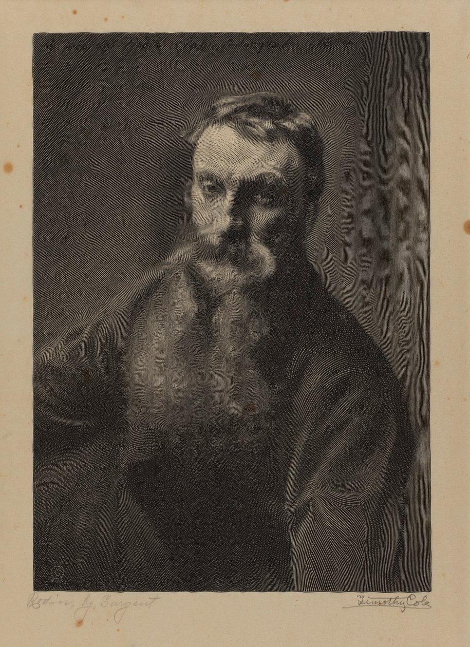 Portret van Rodin door Timothy Cole