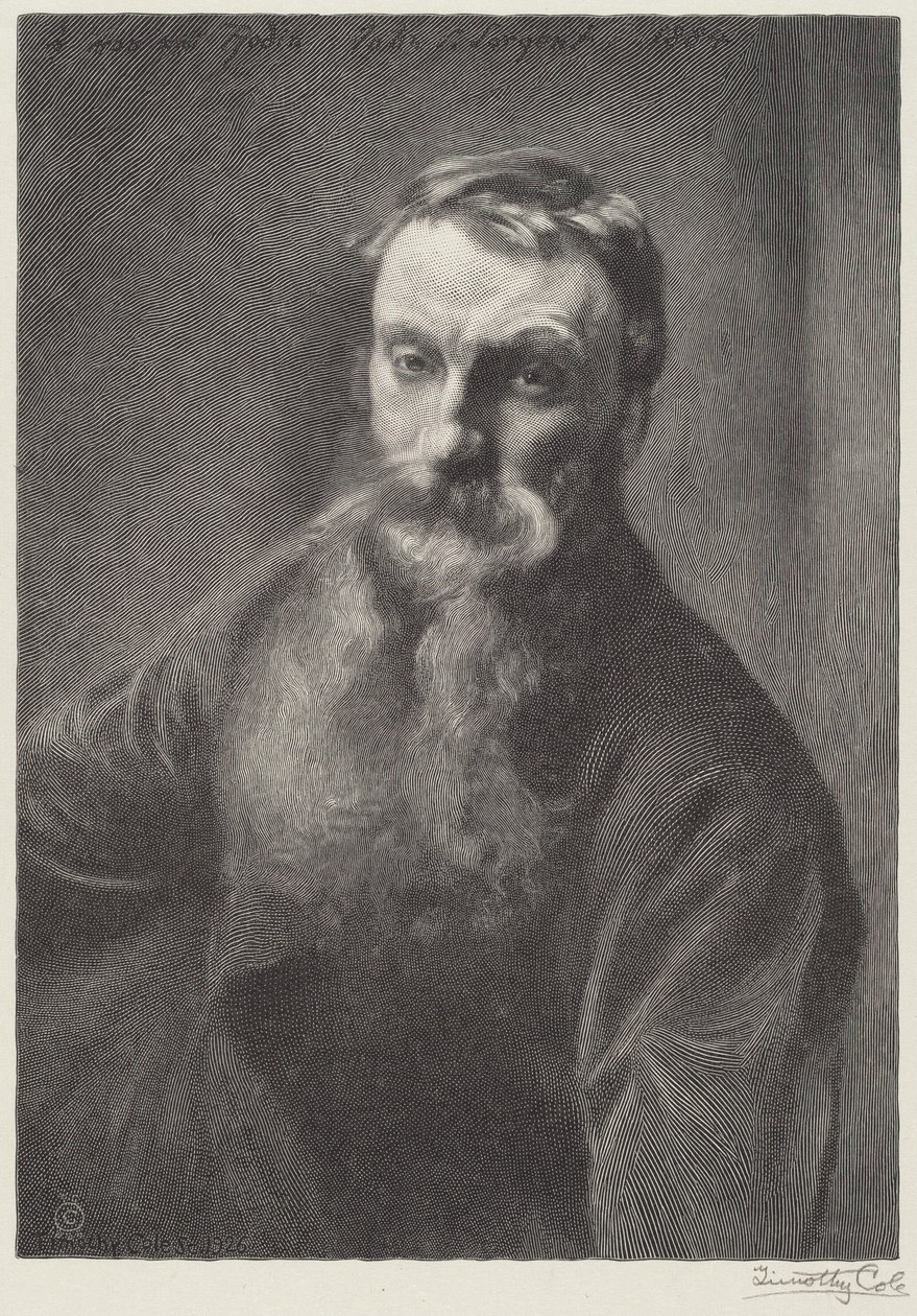 Rodin door Timothy Cole after John Singer Sargent