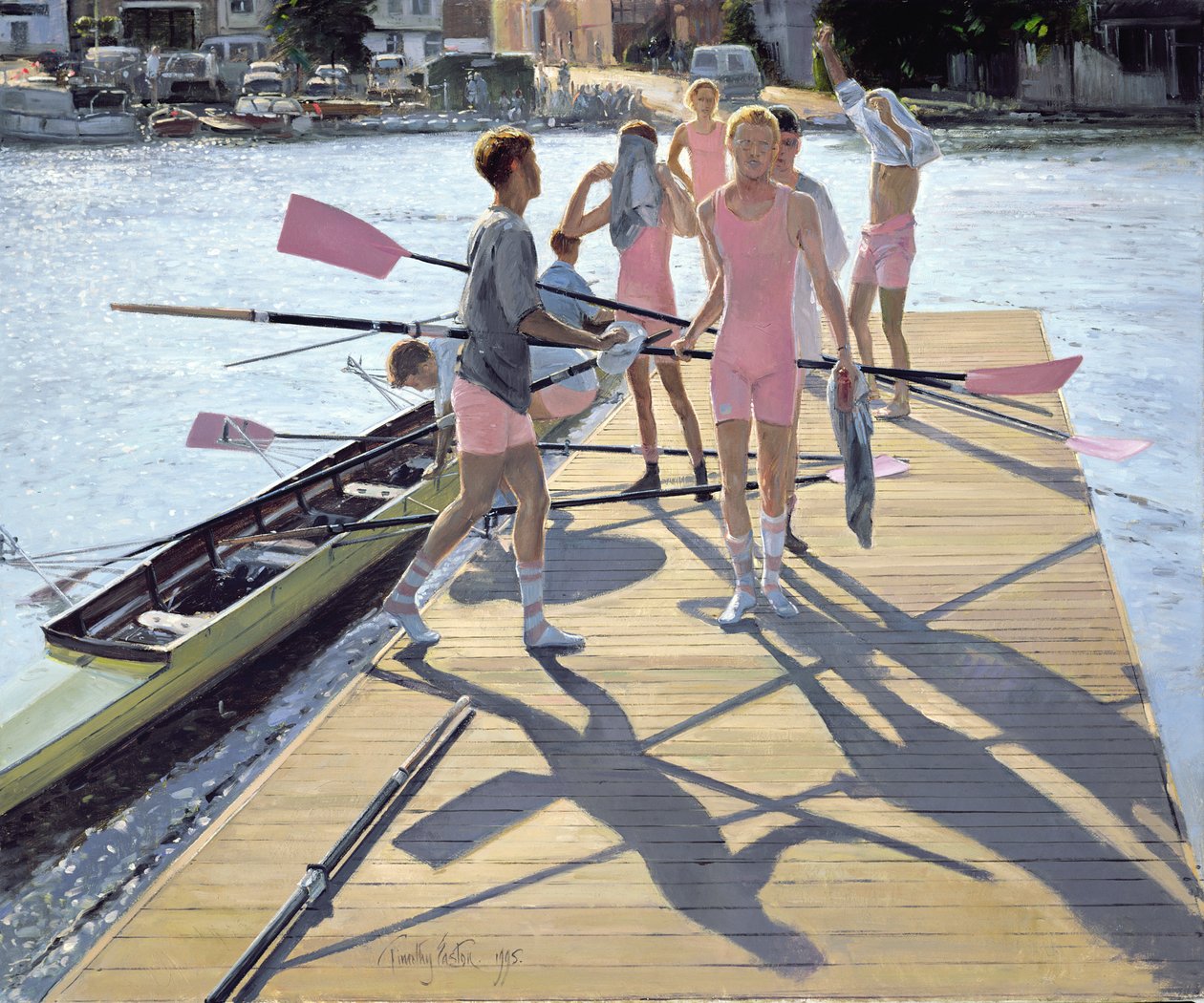 Bladen en schaduwen, Henley, 1995 door Timothy Easton