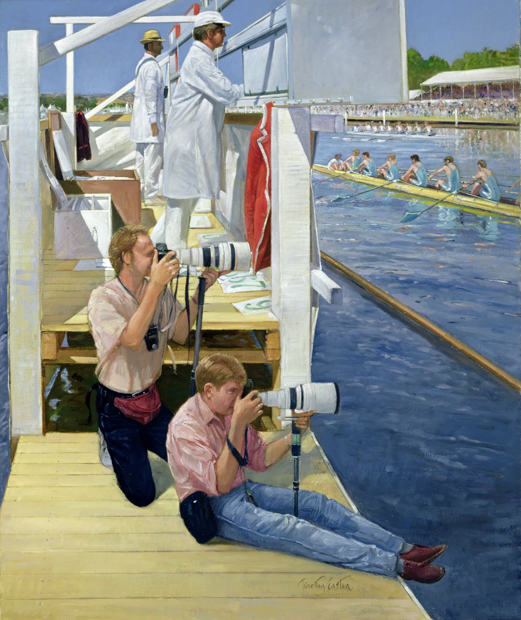 Langs het Scorebord, Henley door Timothy Easton
