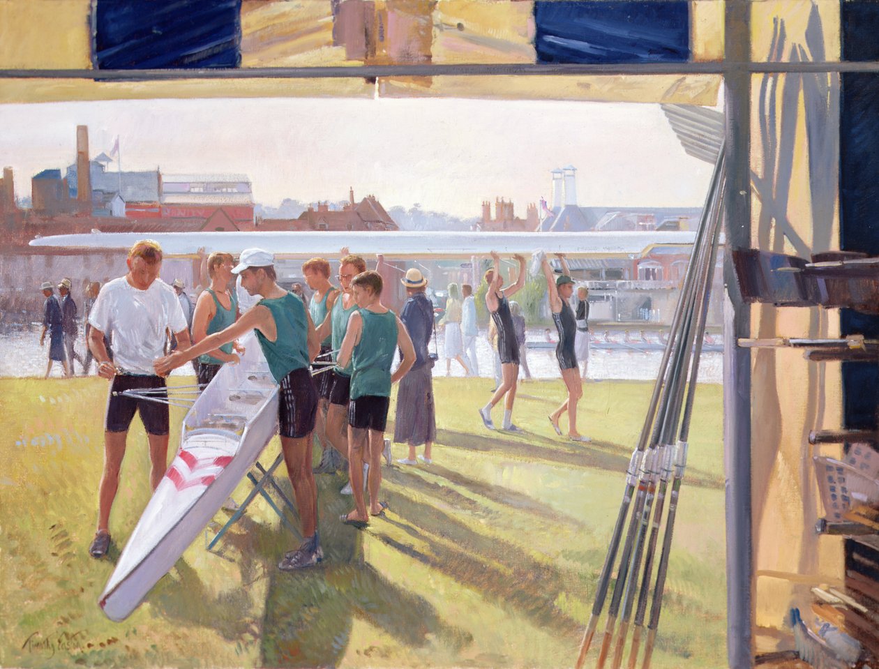 Voorbereidingen door Timothy Easton