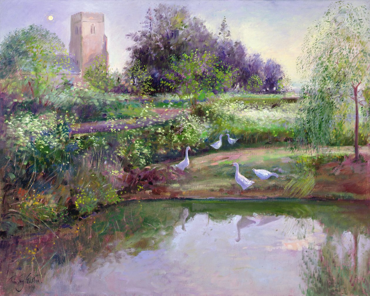 Zonsondergang Reflecties door Timothy Easton