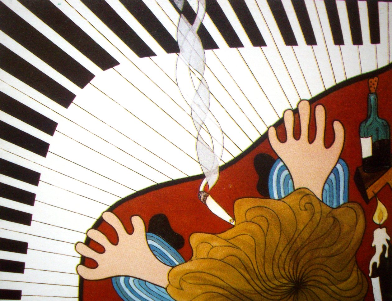 Pianoman, 2001 door Timothy Nathan Joel