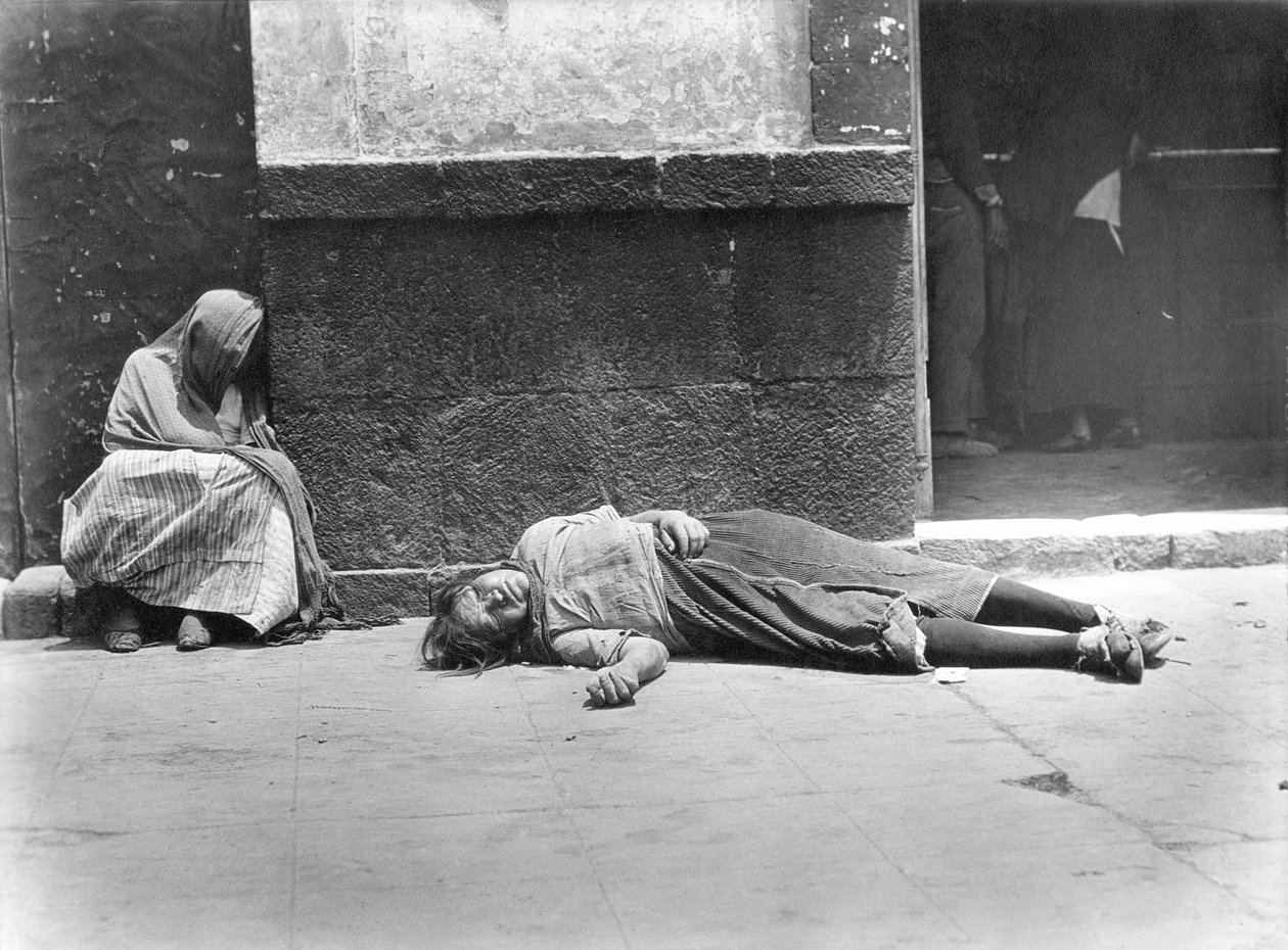 Ellende, Mexico-Stad, 1928 door Tina Modotti