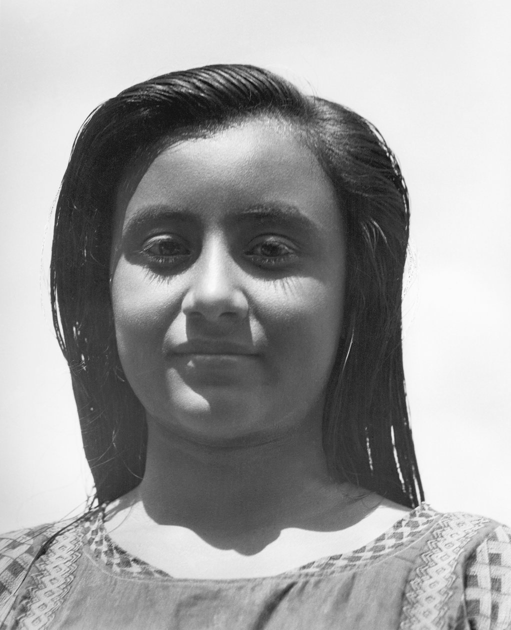 Vrouw van Tehuantepec, Mexico, 1929 door Tina Modotti