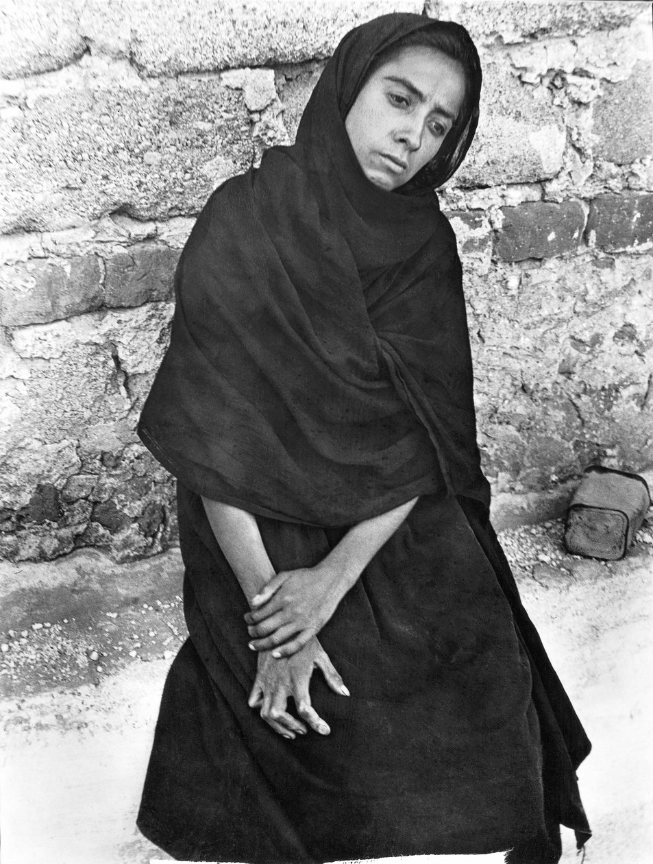 Elisa, Mexico-Stad, 1924 door Tina Modotti