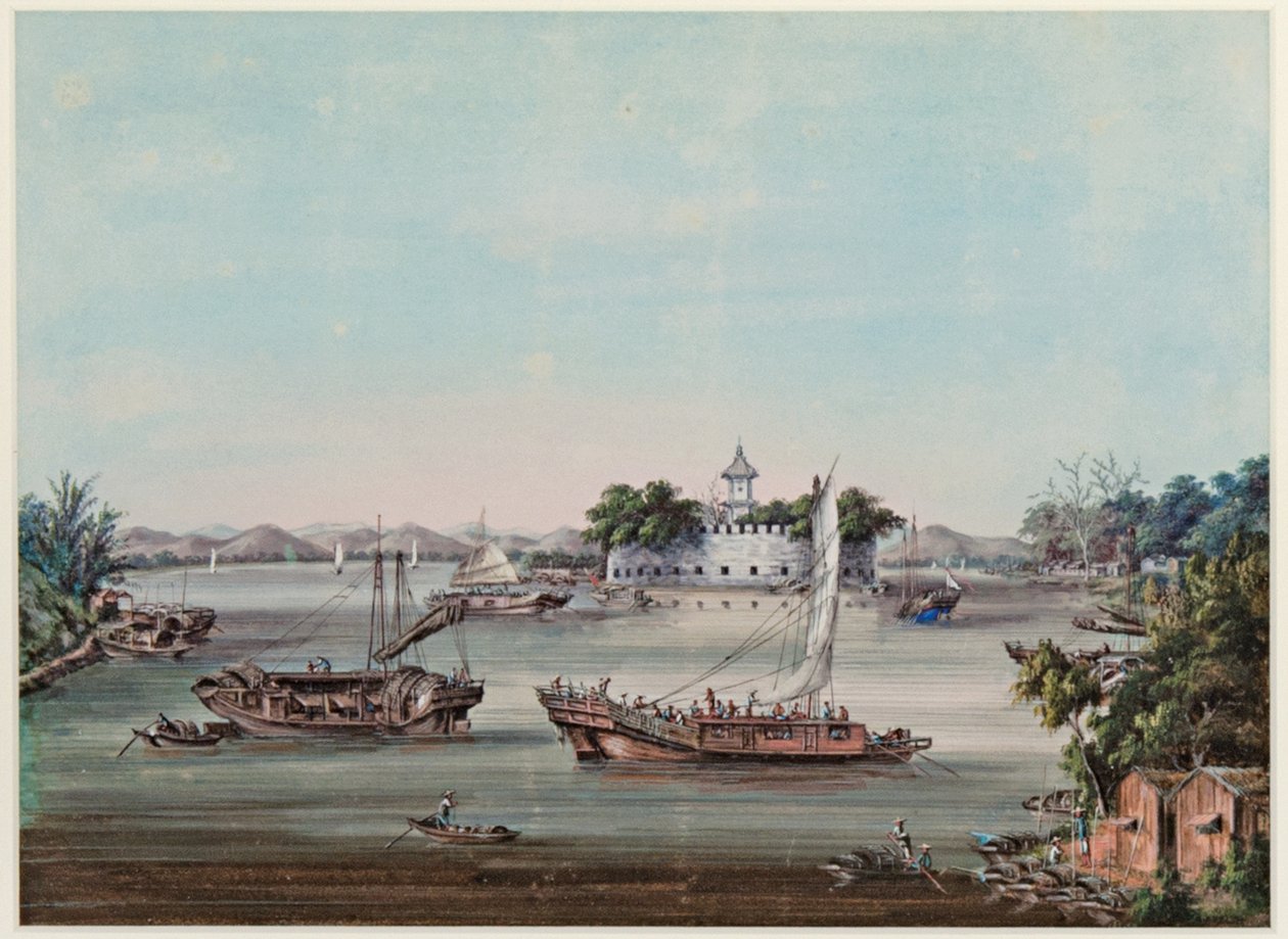Dahuangjiao Fort, Parelrivier door Tingqua