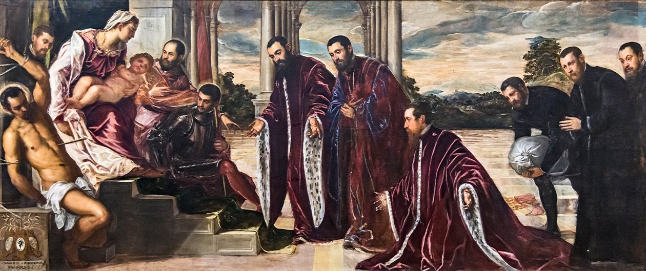 Madonna dei camerlenghi door Tintoretto
