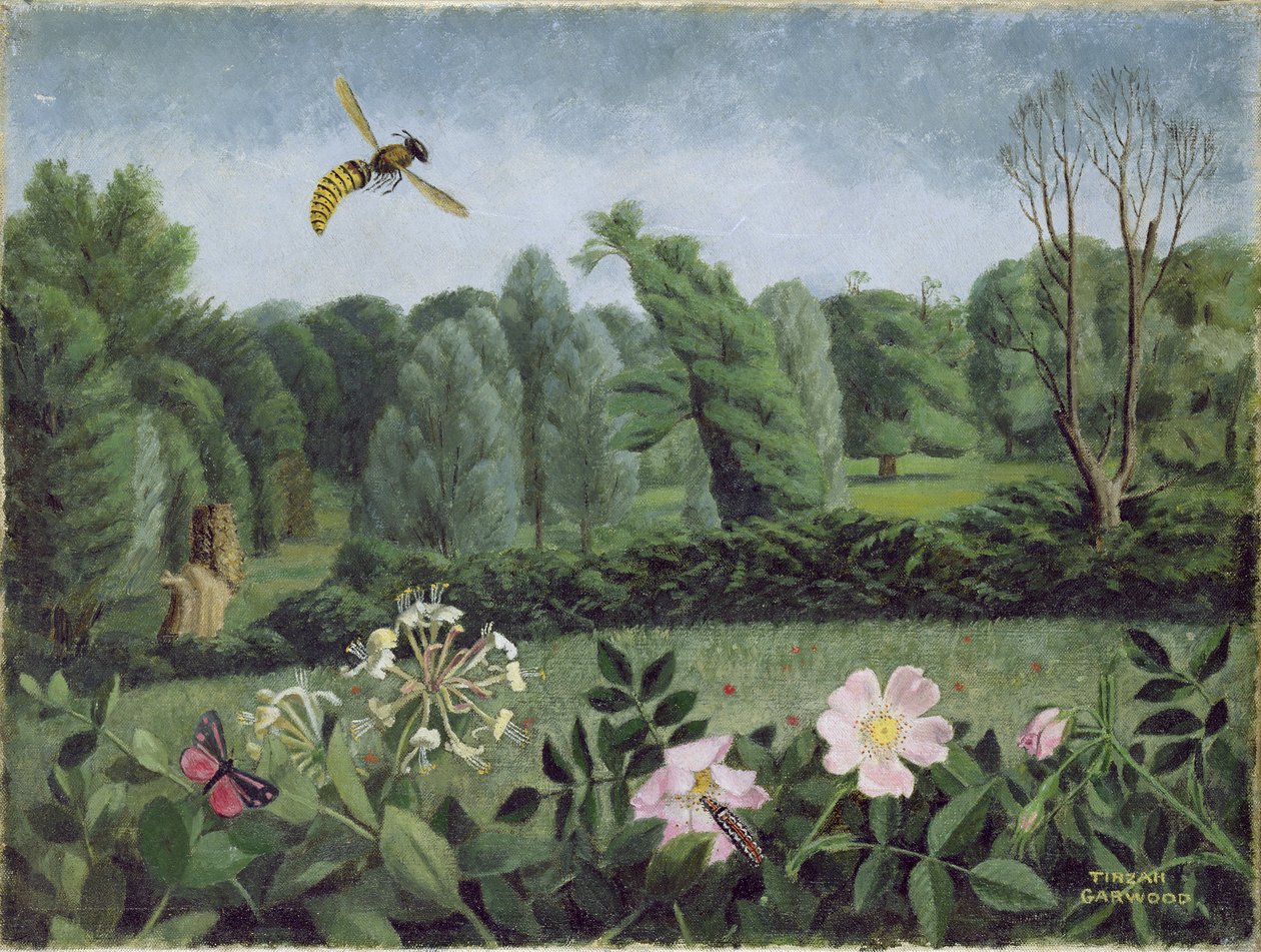 Horzel en wilde roos door Tirzah Ravilious