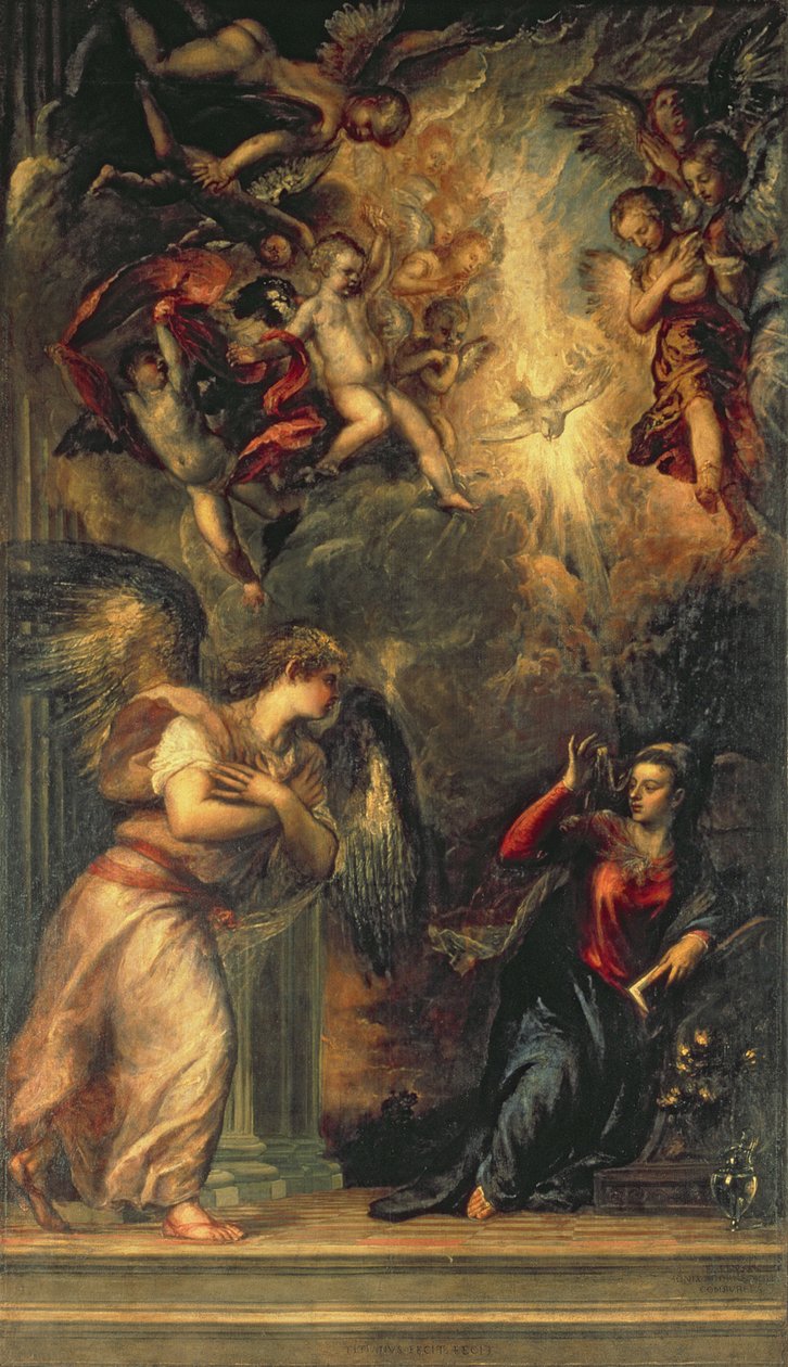 Aankondiging door Tiziano Vecelli
