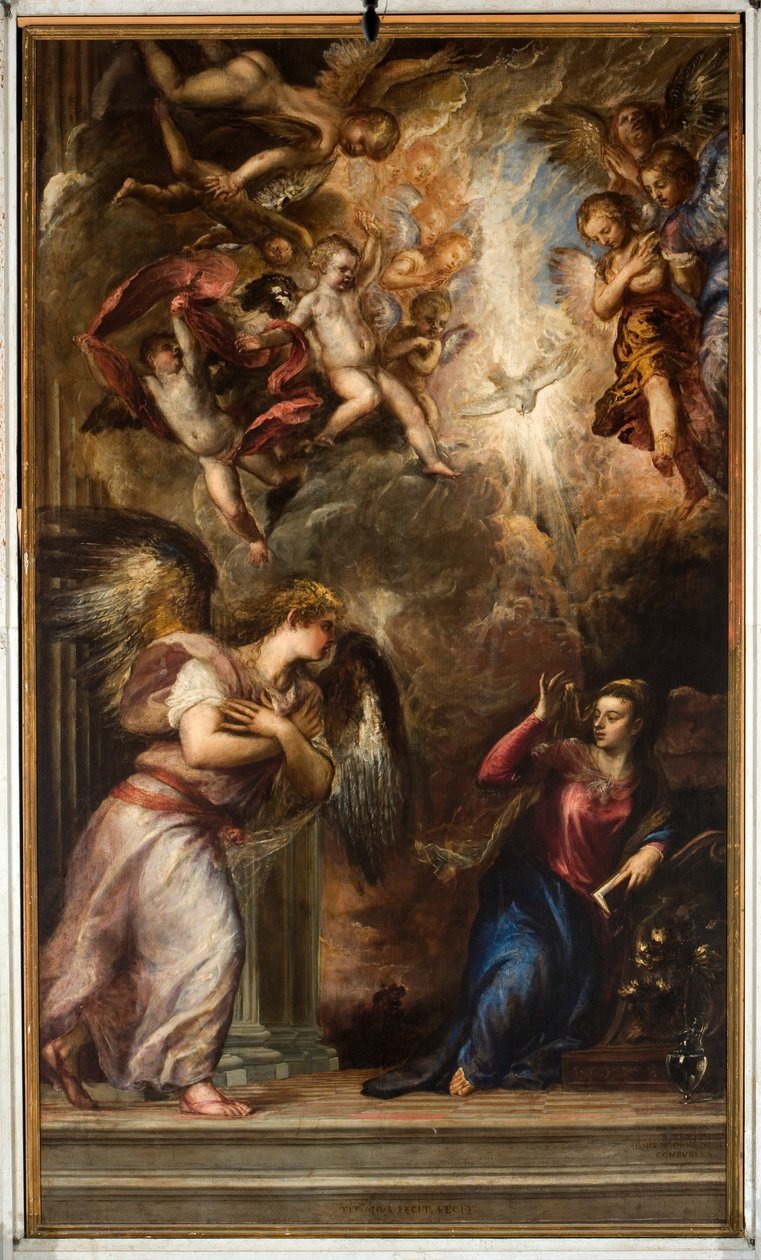 De Aankondiging door Tiziano Vecelli
