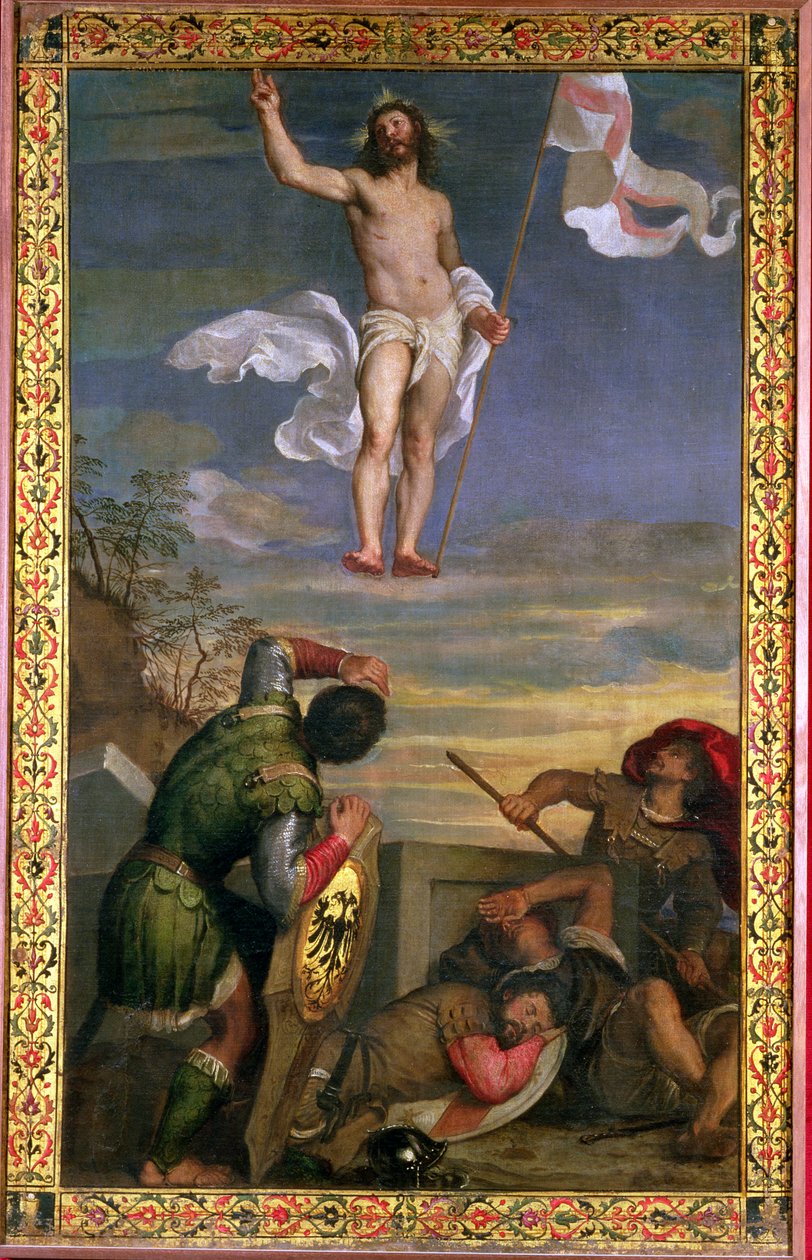 De opstanding van Christus door Tiziano Vecelli