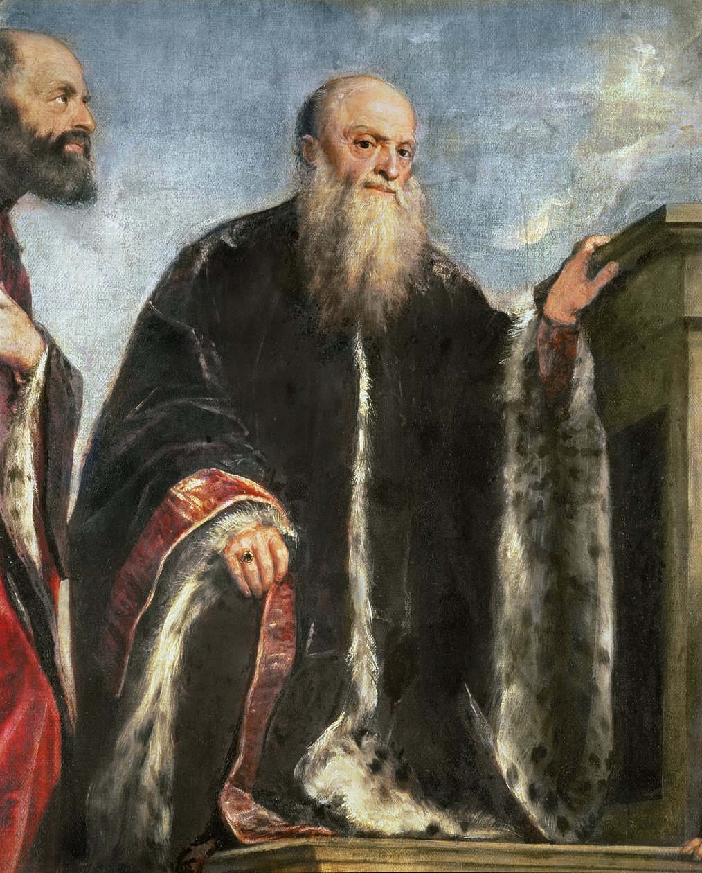De Familie Vendramin (detail) door Tiziano Vecelli