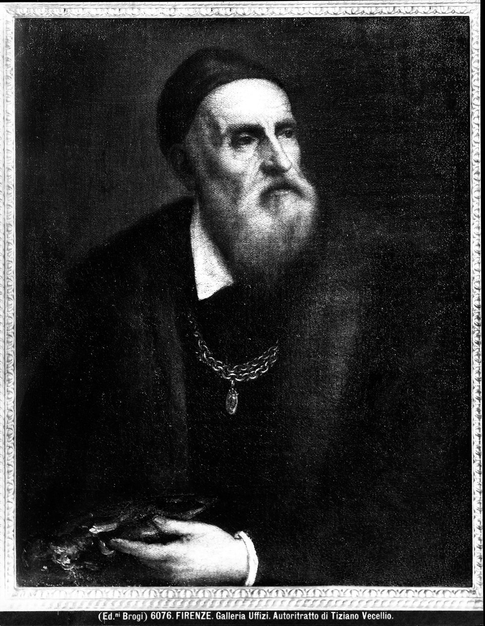 Zelfportret door Tiziano Vecelli