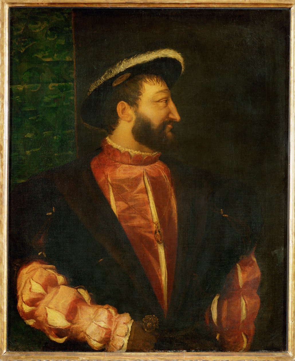 Francois I Koning van Frankrijk ... door Titian (c.1488 1576)