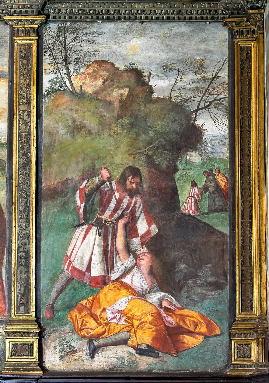 Wonder van de jaloerse echtgenoot door Titian (c.1488 1576)
