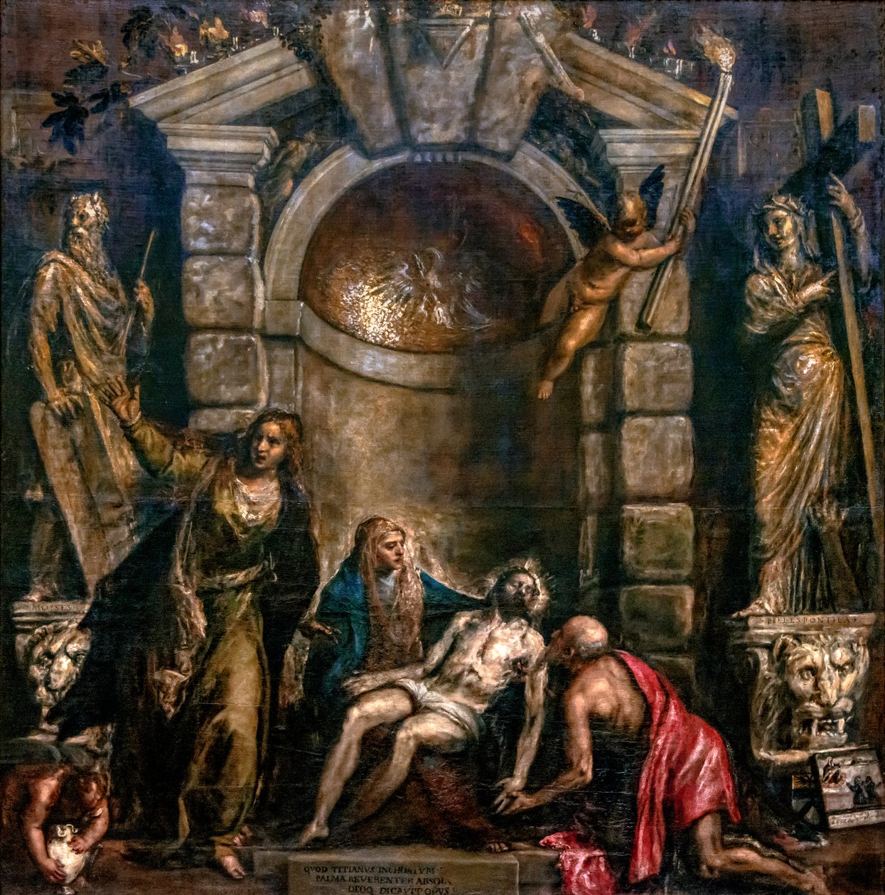 Pieta door Tiziano Vecelli