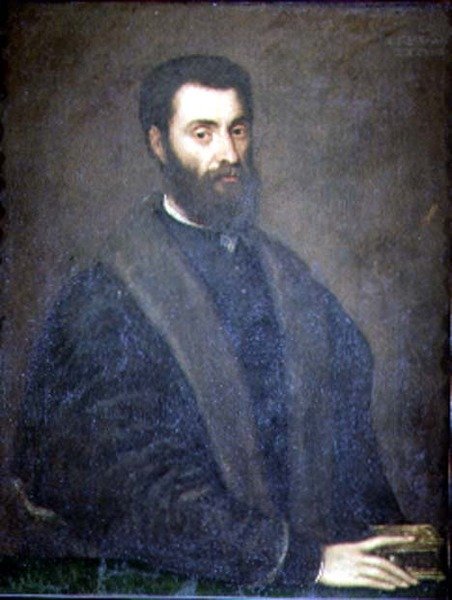 Portret van Sperone Speroni door Titian (c.1488 1576)