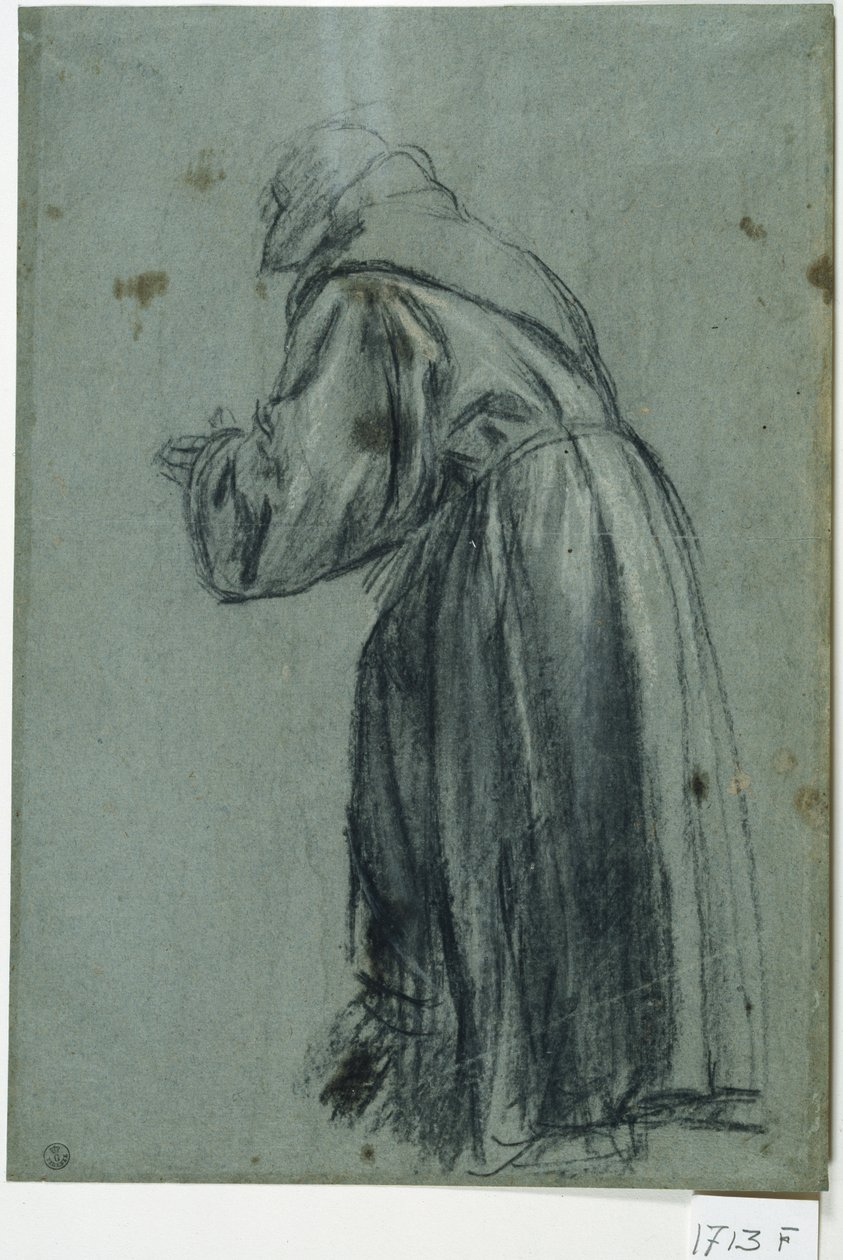 Franciscaan in gebed door Titian (c.1488 1576)