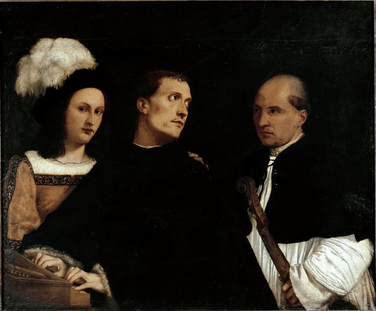 Het Concert (of Onderbroken Concerto) door Titian (c.1488 1576)
