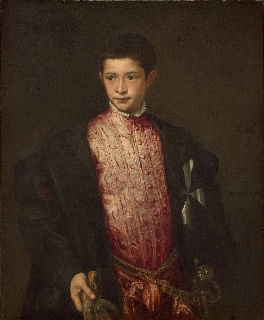 Ranuccio Farnese door Titian