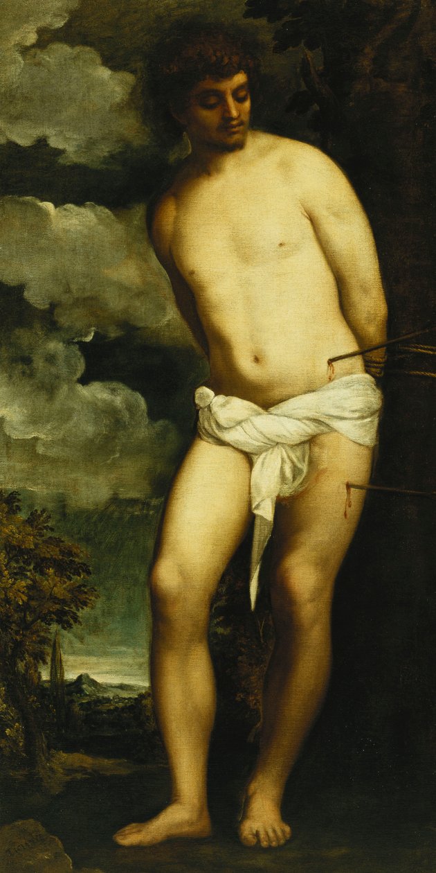 Sint Sebastiaan door Tiziano Vecelli
