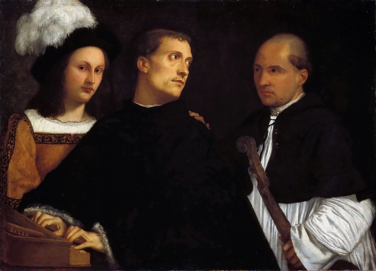 Het Concert door Titian