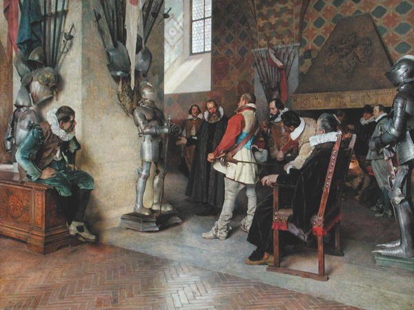 In de Wapenrusting door Tito Lessi