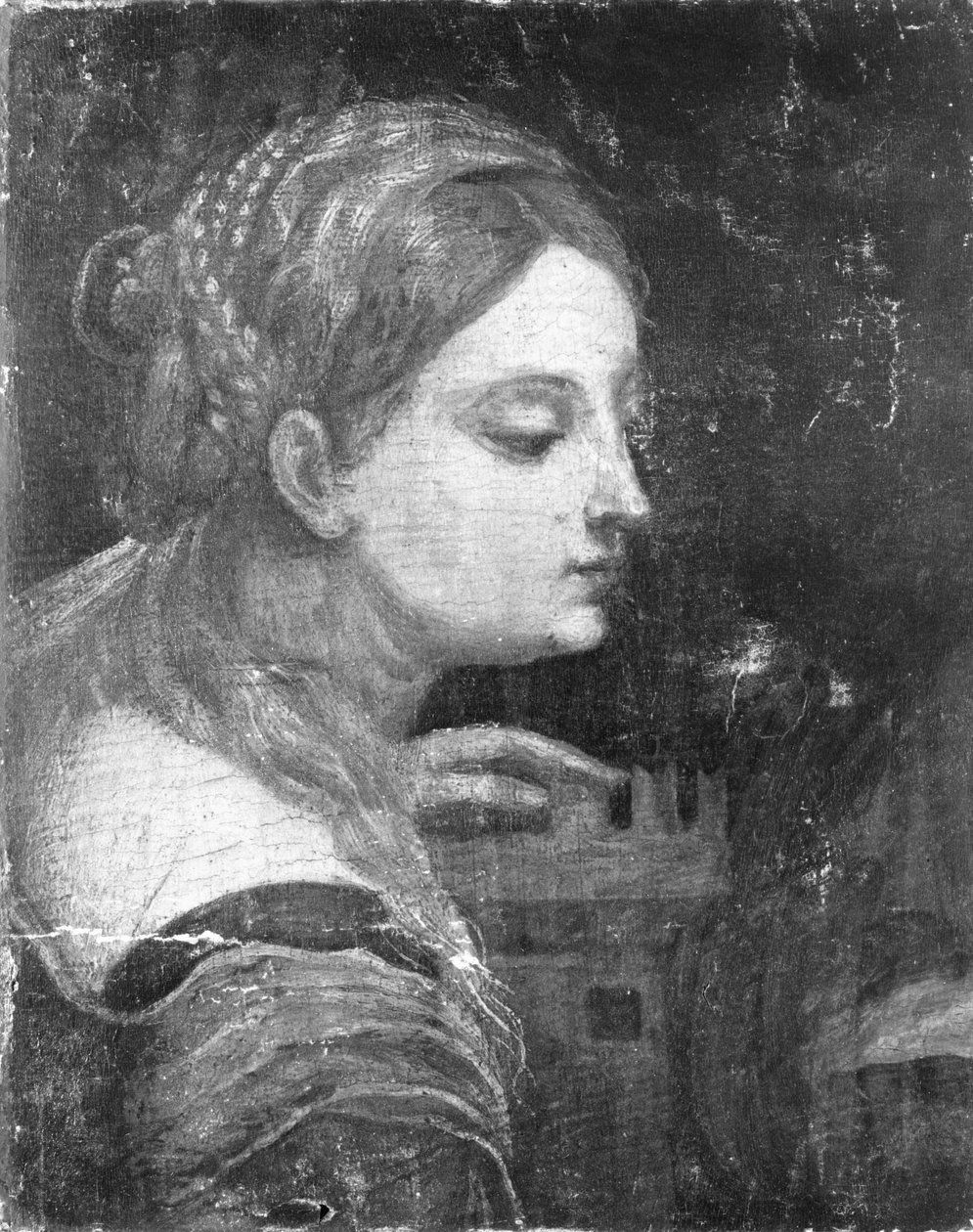 Sint Barbara door Tiziano Vecelli